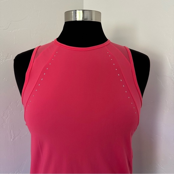 Lululemon Sculpt Back Vent Lip Gloss Pink Tank Top Size 2 - Picture 5 of 13